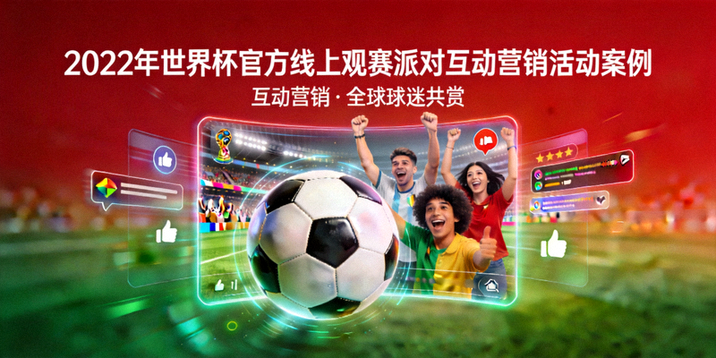 2022年世界杯官方线上观赛派对互动营销活动案例封面